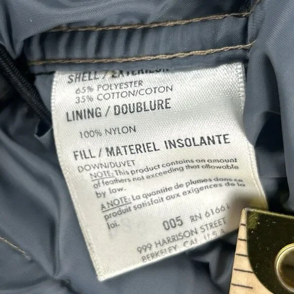 THE NORTH FACE Vintage SIERRA Goose Down Puffer Jacket Mens Sz M Beige NO HOOD - Picture 5 of 14